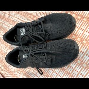 Size 8.5 black adidas women’s shoes